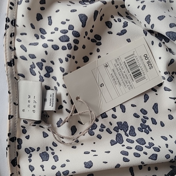 NWT Small A New Day Spotted Slip Midi Dress - Picture 6 of 7